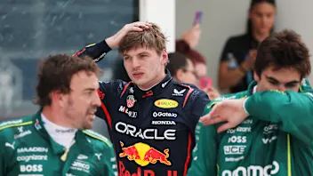 MIAMI, FLORIDA - MAY 04: Max Verstappen of the Netherlands and Oracle Red Bull Racing looks on in