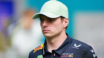 MIAMI, FLORIDA - MAY 03: Max Verstappen of the Netherlands and Oracle Red Bull Racing looks on in