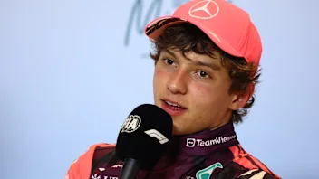 MIAMI, FLORIDA - MAY 03: Andrea Kimi Antonelli of Italy and Mercedes AMG Petronas F1 Team prepares