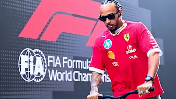 MONTE-CARLO, MONACO - MAY 25: Lewis Hamilton of Great Britain and Scuderia Ferrari rides his