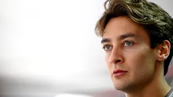 MONTE-CARLO, MONACO - MAY 23: George Russell of Great Britain driving the (63) Mercedes AMG