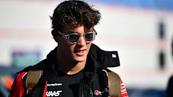 ZANDVOORT, NETHERLANDS - AUGUST 31: Oliver Bearman of Great Britain and Haas F1 arrives in the