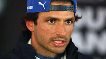 ZANDVOORT, NETHERLANDS - AUGUST 29: Carlos Sainz of Spain and Williams is interviewed during
