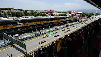 BARCELONA, SPAIN - JUNE 01: Oscar Piastri of Australia driving the (81) McLaren MCL39 Mercedes