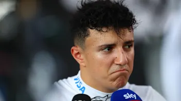 MEXICO CITY, MEXICO - OCTOBER 23: Isack Hadjar of France and Visa Cash App Racing Bulls arrives in