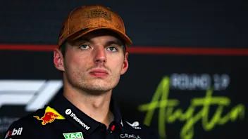 AUSTIN, TEXAS - OCTOBER 18: Pole position qualifier Max Verstappen of the Netherlands and Oracle