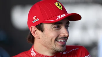 AUSTIN, TEXAS - OCTOBER 18: Third placed qualifier Charles Leclerc of Monaco and Scuderia Ferrari