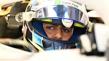 ABU DHABI, UNITED ARAB EMIRATES - DECEMBER 09: Arvid Lindblad of Great Britain and Visa Cash App