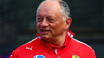 MELBOURNE, AUSTRALIA - MARCH 05: Frederic Vasseur, Team Principal of Scuderia Ferrari looks on