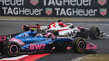 SHANGHAI, CHINA - MARCH 15: Esteban Ocon of France driving the (31) Haas F1 VF-26 Ferrari and