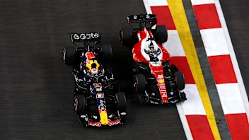 SINGAPORE, SINGAPORE - OCTOBER 11: Max Verstappen of the Netherlands driving the (3) Oracle Red