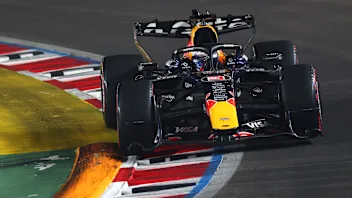 SINGAPORE, SINGAPORE - OCTOBER 10:  Max Verstappen of the Netherlands driving the (3) Oracle Red