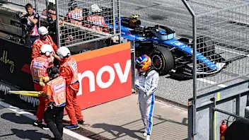 SPIELBERG, AUSTRIA - JUNE 28: Carlos Sainz of Spain and Williams retires from the race during the