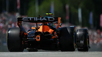 SPIELBERG, AUSTRIA - JUNE 26: Lando Norris of Great Britain driving the (1) McLaren MCL40 Mercedes