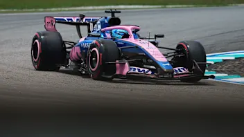 KUALA LUMPUR, MALAYSIA - OCTOBER 03: Pierre Gasly of France driving the (10) Alpine F1 A526