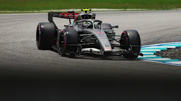 KUALA LUMPUR, MALAYSIA - OCTOBER 03: Gabriel Bortoleto of Brazil driving the (5) Audi F1 Team R26