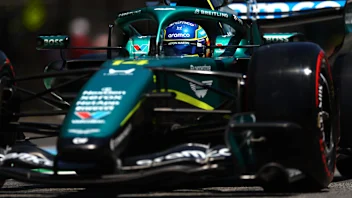 BARCELONA, SPAIN - JUNE 13: Fernando Alonso of Spain driving the (14) Aston Martin F1 Team AMR26