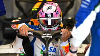 SPA, BELGIUM - JULY 19: Liam Lawson of New Zealand and Visa Cash App Racing Bulls prepares to drive