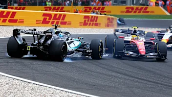 SPA, BELGIUM - JULY 19: George Russell of Great Britain driving the (63) Mercedes AMG Petronas F1
