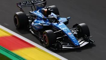 SPA, BELGIUM - JULY 17: Alexander Albon of Thailand driving the (23) Williams FW48 Mercedes on