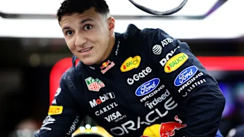SPA, BELGIUM - JULY 16: Isack Hadjar of France and Oracle Red Bull Racing has a seat fit in the