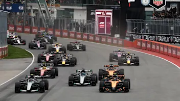 MONTREAL, QUEBEC - MAY 24: Lando Norris of Great Britain driving the (1) McLaren MCL40 Mercedes