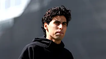 MONTREAL, QUEBEC - MAY 21: Gabriel Bortoleto of Brazil and Audi F1 Team arrives in the Paddock