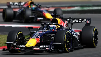 NORTHAMPTON, ENGLAND - JULY 05: Max Verstappen of the Netherlands driving the (3) Oracle Red Bull