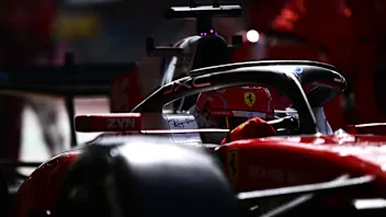 NORTHAMPTON, ENGLAND - JULY 05: Charles Leclerc of Monaco driving the (16) Scuderia Ferrari SF-26