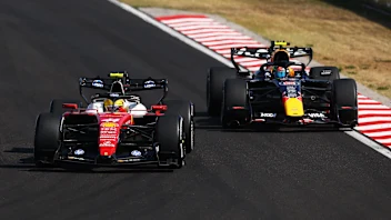 BUDAPEST, HUNGARY - JULY 26: Lewis Hamilton of Great Britain driving the (44) Scuderia Ferrari