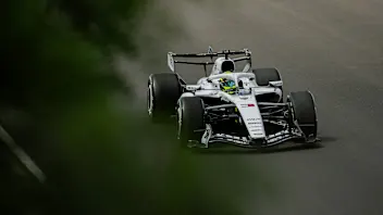 BUDAPEST, HUNGARY - JULY 24: (EDITORS NOTE: Image has been digitally enhanced.) Sergio Perez of