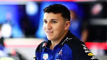 BUDAPEST, HUNGARY - JULY 23: Isack Hadjar of France and Oracle Red Bull Racing looks on in the