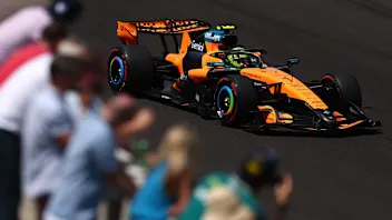 BUDAPEST, HUNGARY - JULY 25: Lando Norris of Great Britain driving the (1) McLaren MCL40 Mercedes
