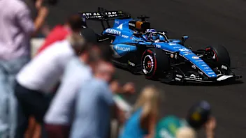 BUDAPEST, HUNGARY - JULY 25: Alexander Albon of Thailand driving the (23) Williams FW48 Mercedes on