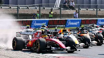 MONZA, ITALY - SEPTEMBER 06: Lewis Hamilton of Great Britain driving the (44) Scuderia Ferrari