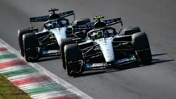 MONZA, ITALY - SEPTEMBER 06: Andrea Kimi Antonelli of Italy driving the (12) Mercedes AMG Petronas