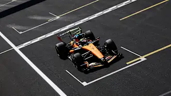 MONZA, ITALY - SEPTEMBER 04: Lando Norris of Great Britain driving the (1) McLaren MCL40 Mercedes