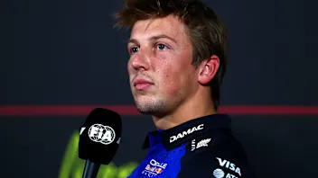 MONZA, ITALY - SEPTEMBER 03: Liam Lawson of New Zealand and Oracle Red Bull Racing speaks in the