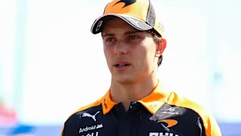 MONZA, ITALY - SEPTEMBER 05: Oscar Piastri of Australia and McLaren looks on prior to final