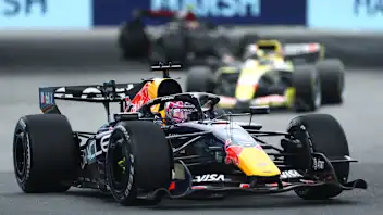 MIAMI, FLORIDA - MAY 03: Max Verstappen of the Netherlands driving the (3) Oracle Red Bull Racing