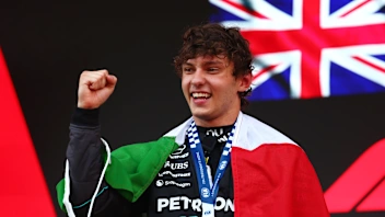 MONTE-CARLO, MONACO - JUNE 07: Race winner Andrea Kimi Antonelli of Italy and Mercedes AMG Petronas