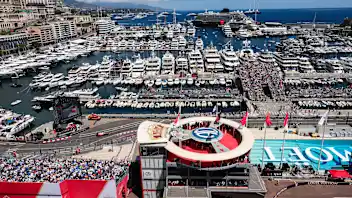 MONTE-CARLO, MONACO - JUNE 05: Charles Leclerc of Monaco driving the (16) Scuderia Ferrari SF-26 on