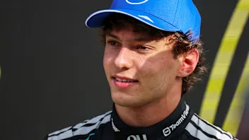 ZANDVOORT, NETHERLANDS - AUGUST 23: Second placed Andrea Kimi Antonelli of Italy and Mercedes AMG