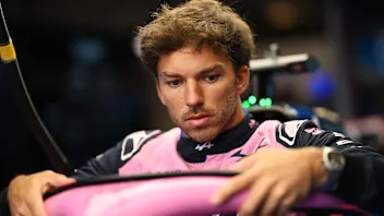ZANDVOORT, NETHERLANDS - AUGUST 20: Pierre Gasly of France and Alpine F1 has a seat fit in the
