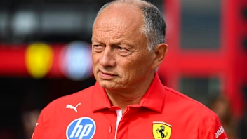 MADRID, SPAIN - SEPTEMBER 10: Frederic Vasseur, Team Principal of Scuderia Ferrari arrives in the