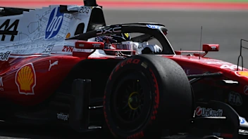 AUSTIN, TEXAS - OCTOBER 24: Lewis Hamilton of Great Britain driving the (44) Scuderia Ferrari SF-26