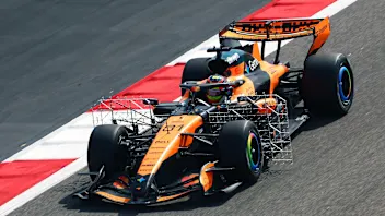 BAHRAIN, BAHRAIN - FEBRUARY 11: Oscar Piastri of Australia driving the (81) McLaren MCL40 Mercedes