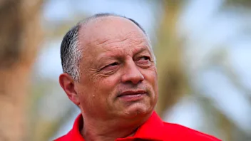 BAHRAIN, BAHRAIN - FEBRUARY 11: Frederic Vasseur, Team Principal of Scuderia Ferrari looks on in