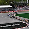 MONTREAL, QUEBEC - MAY 23: George Russell of Great Britain driving the (63) Mercedes AMG Petronas