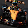 BUDAPEST, HUNGARY - JULY 25: Lando Norris of Great Britain driving the (1) McLaren MCL40 Mercedes